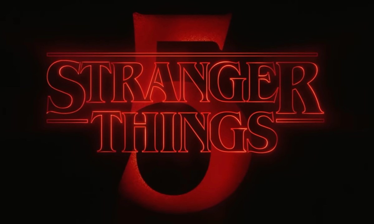 The logo for Stranger Things 5.