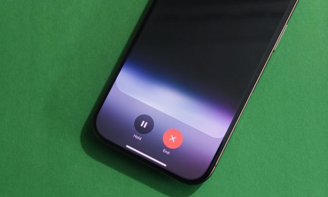 Gemini Live on an iPhone.