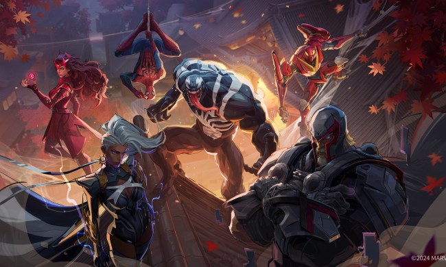 Heroes and villains in Marvel Rivals posing menacingly.
