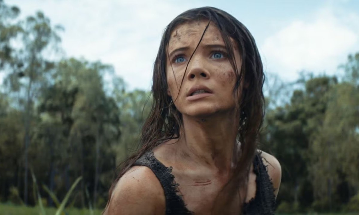 Freya Allan in Kingdom of the Planet of the Apes.