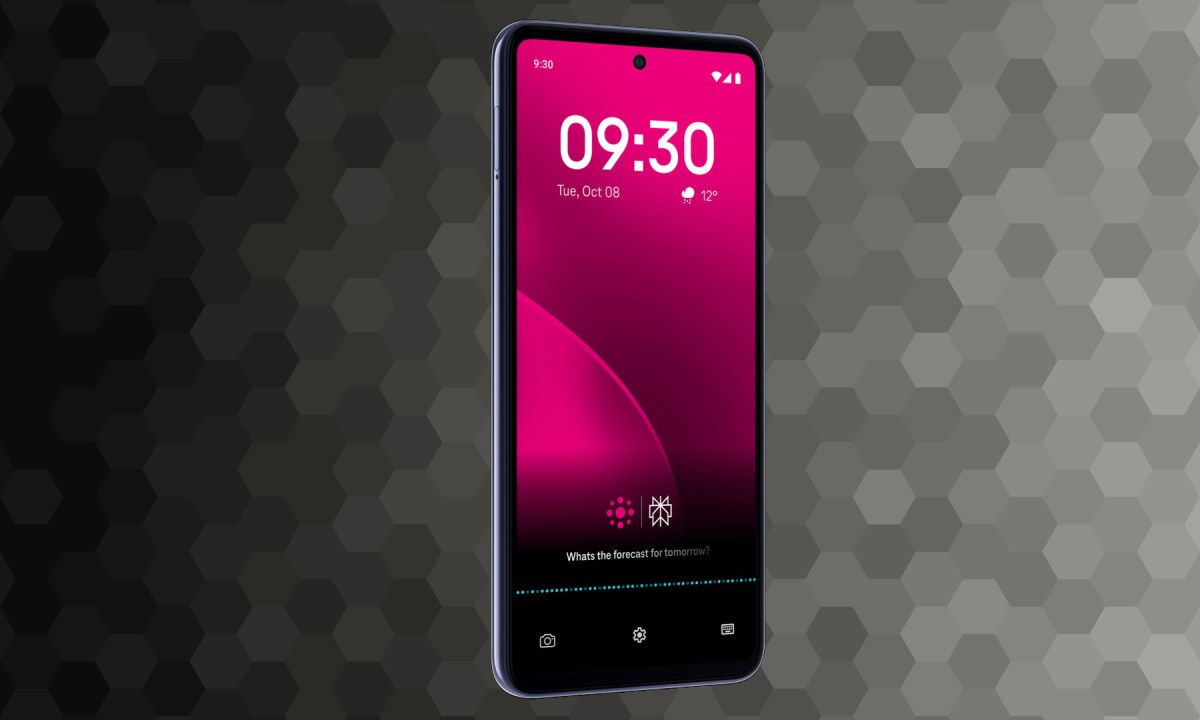 Peplexity on Lock Screen of AI phone.