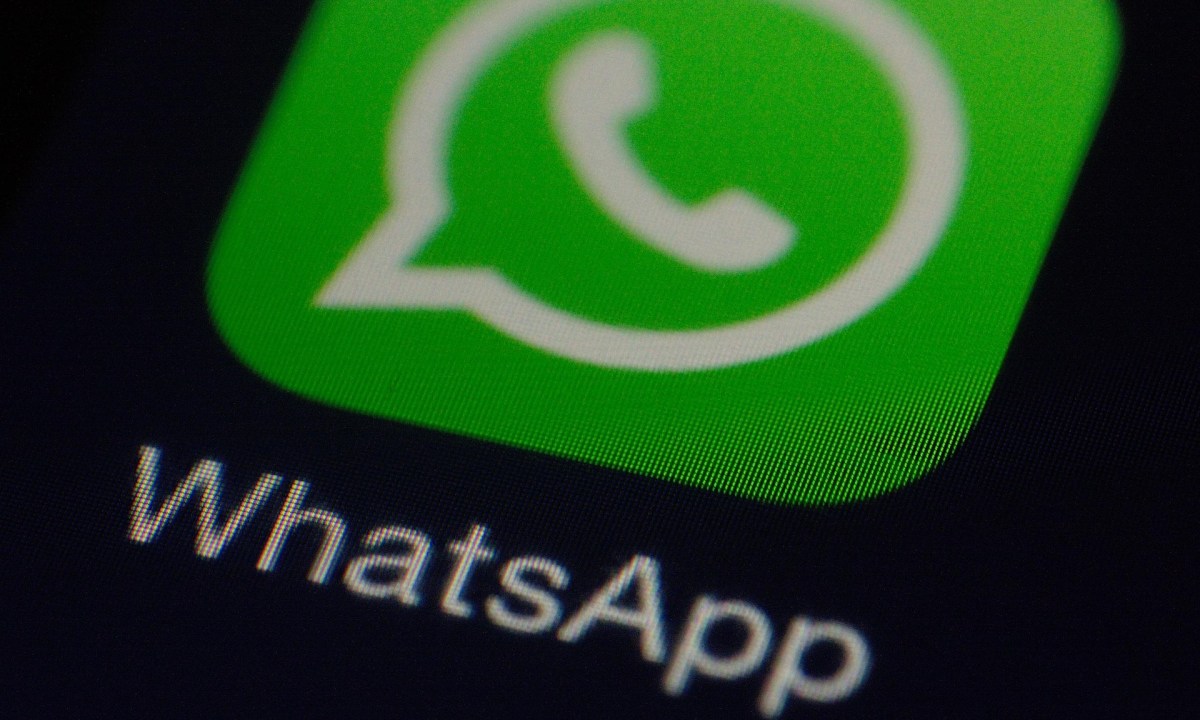 The WhatsApp logo.