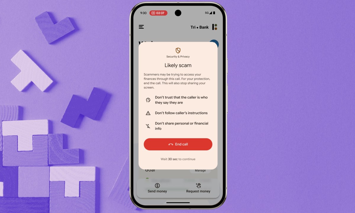 Scam alert on Android phones.