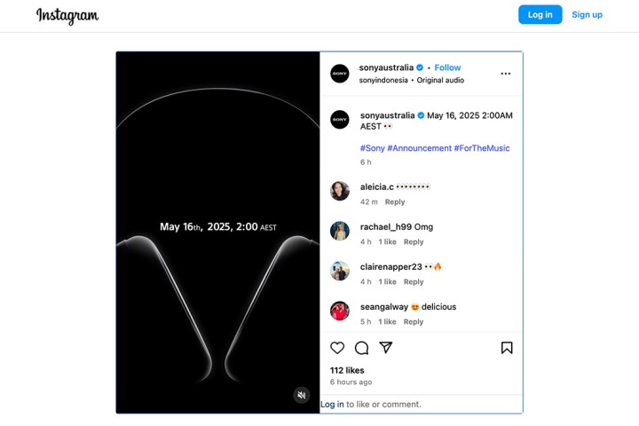 Sony WH-1000XM6 launch date confirmed.