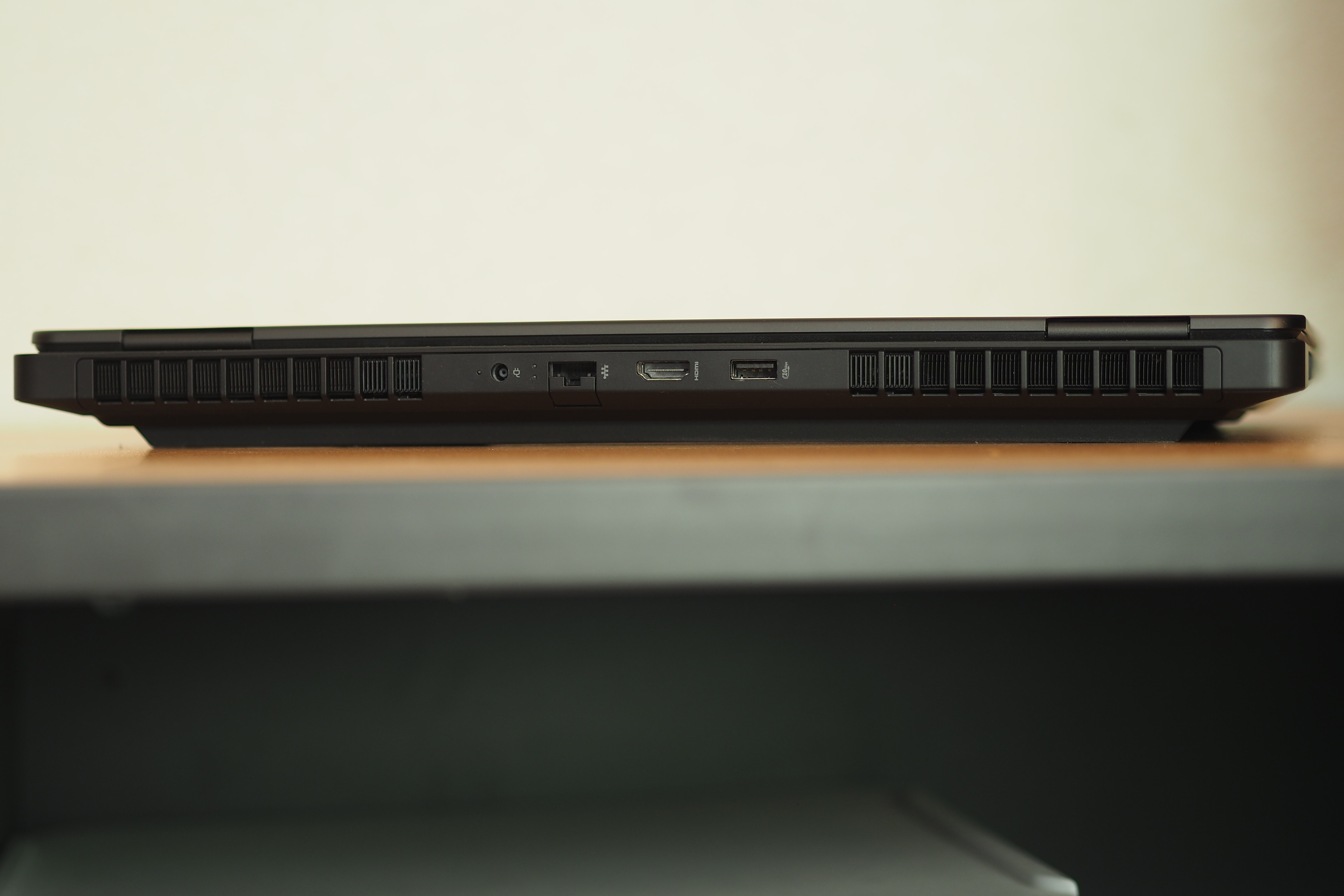 HP OMEN Max 16 rear view showing vents.